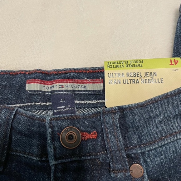 Tommy Hilfiger Tapered Stretch 4T Jeans - Picture 5 of 6